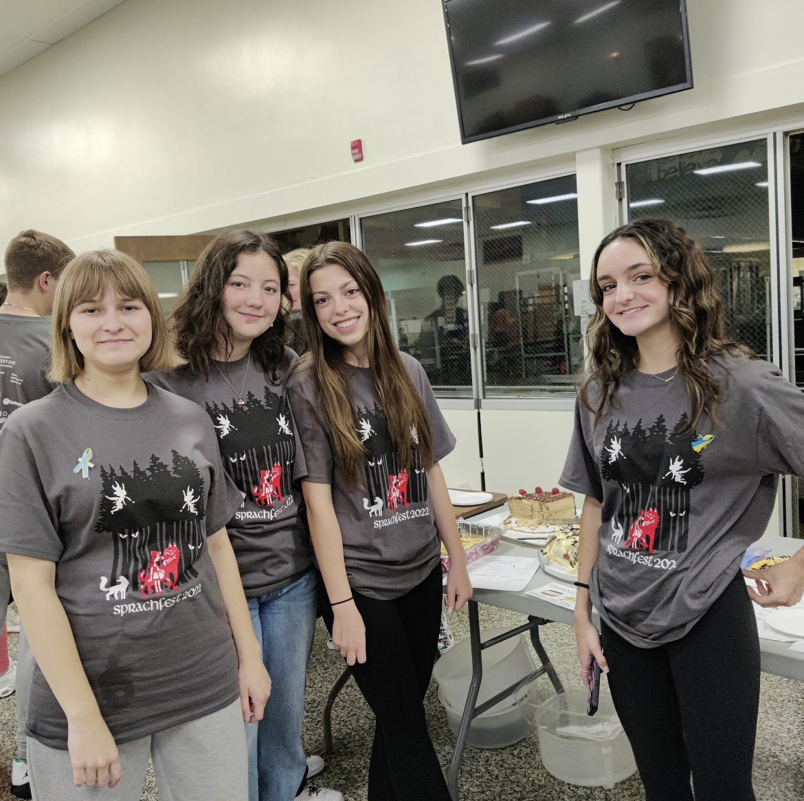 HMHSGerman's tweet photo. Sprachfest was a success! There were so many highlights, including our performance of “Wind of Change” by the Scorpions, Gummy bear towers, and more. https://t.co/AKDnTFzr4F