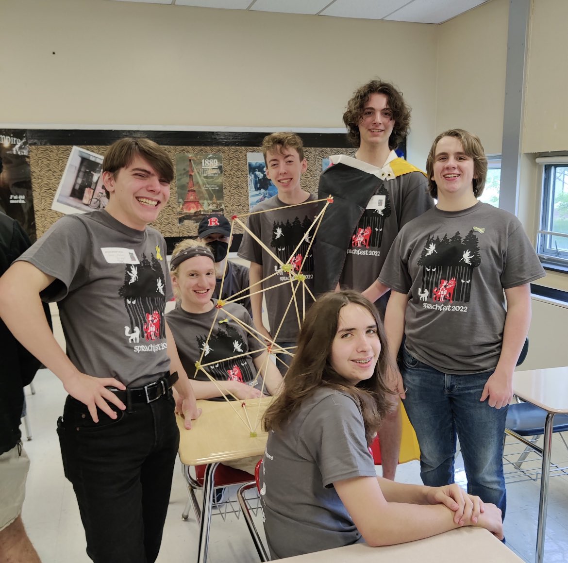 HMHSGerman's tweet photo. Sprachfest was a success! There were so many highlights, including our performance of “Wind of Change” by the Scorpions, Gummy bear towers, and more. https://t.co/AKDnTFzr4F