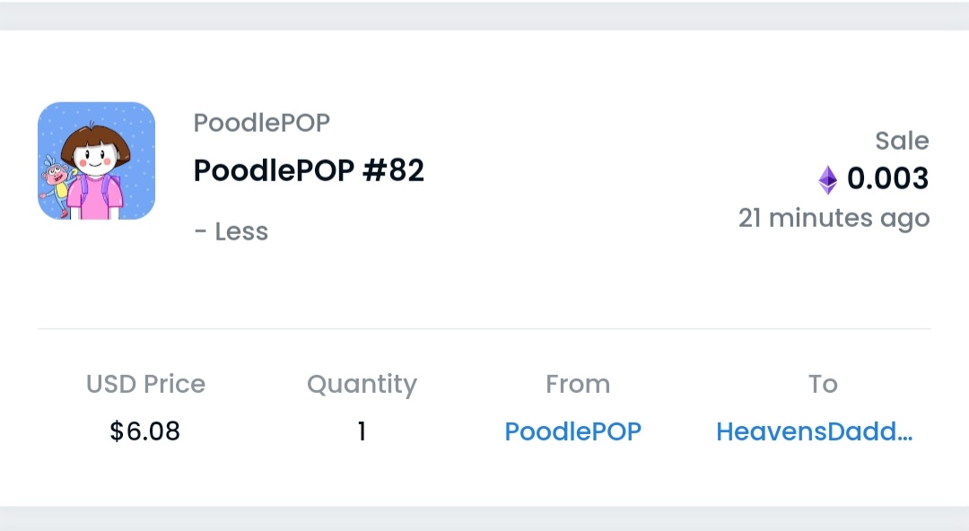 poodlepop_nft's tweet photo. Woohoo!!💃💃 GM fam🌞.
Thank you sooo much dear🥺 @veveversdemigod for adopting PoodlePOP #82 &amp; PoodlePOP # 85 😭😭😭. Thank you for this morning gift😍😍😍. Truly appreciate your support &amp; love🥺♥️. Welcome to fam🤗🥰🫂💙.Much love💖. https://t.co/bGOFCkAoQB