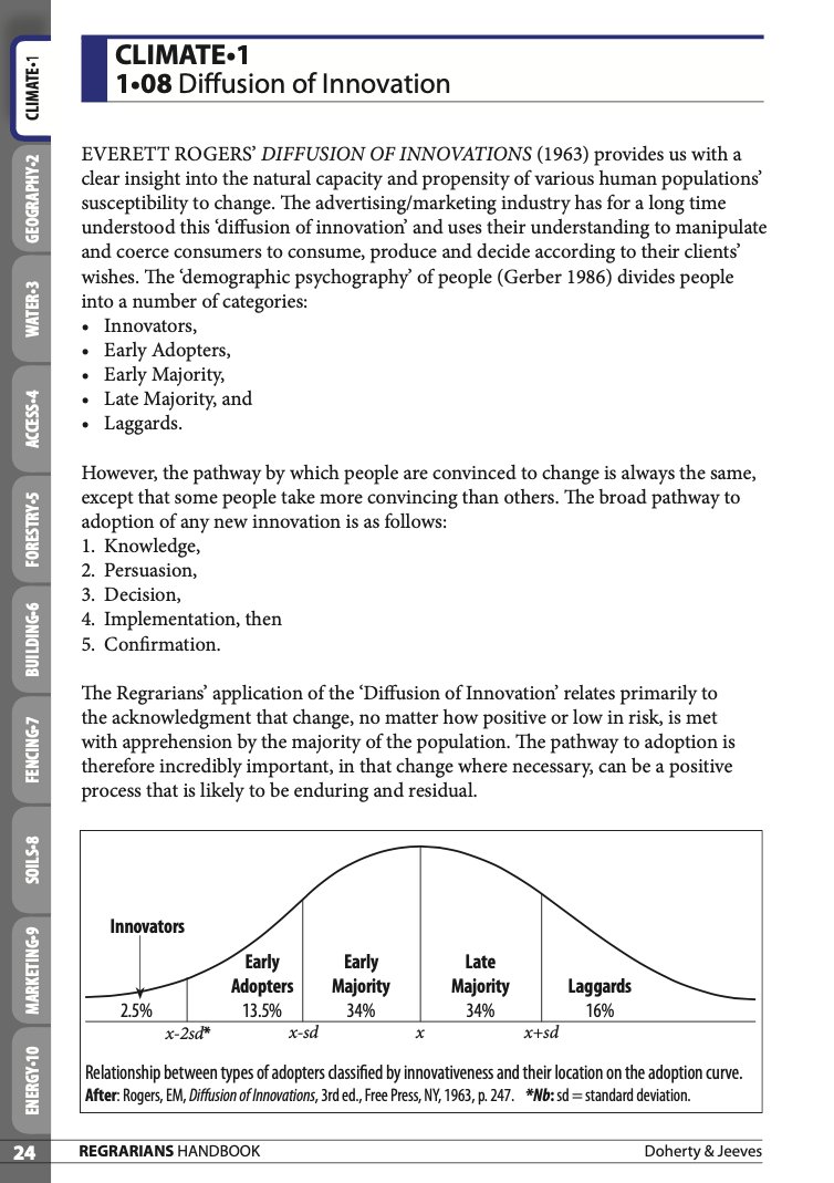 Regrarians's tweet photo. @johnkempf G'day @johnkempf, @AllanRSavory suggested I read this a decade ago and we included a section on the topic in the #1Climate chapter of the #RegrariansHandbook https://t.co/l5kV9yRW8t