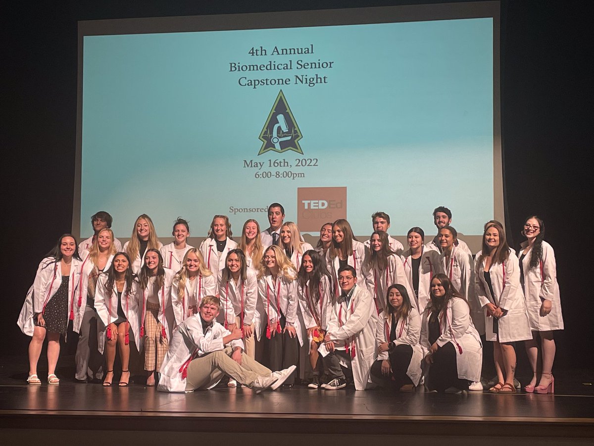 My last Biomedical Senior Capstone Night was a success. This group means a lot to me and I am so proud of them and all they have and will accomplish. Proud “School Dad” moment for sure tonight. Going out with this group makes it special. <a href="/Frederick_HS/">FrederickHSGoldenEagles</a> #Biomed