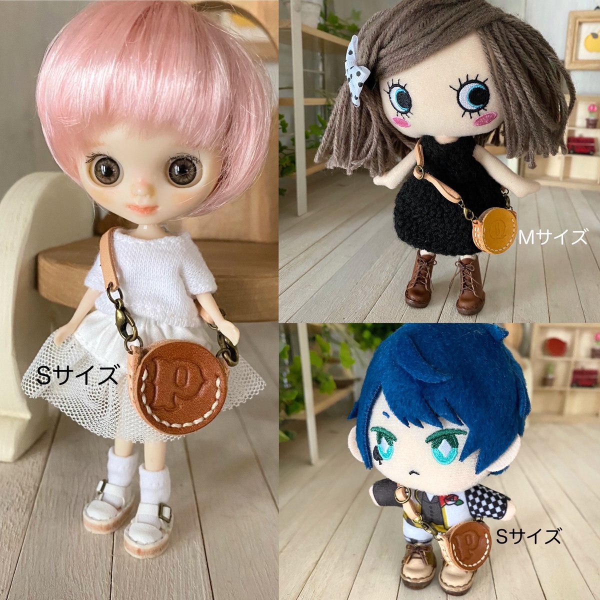 hitotsu_mini's tweet photo. お好きなアルファベットをお入れ出来るドール用ポシェットです✨ワンコインチャームとしてもお使いになれます♫
⁡
ブライスさんからプチちゃんまで対応可能です♫ドールちゃんのお気に入りアイテムになれば嬉しいです💓

詳細はminne、creemaをご確認下さい😊#オビツ11  #ぬいちゃん　#ねんどろいど https://t.co/BH7t73PIdC