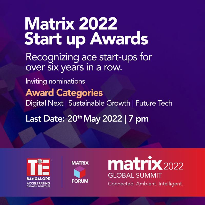 Nominations close tomorrow! #MatrixForum has consistently picked and recognized quality startups over the last five years. This provides the startups with a much-needed slingshot in their journey towards success. Apply here bit.ly/3MjDKNE
#RaiseIoTQuotient