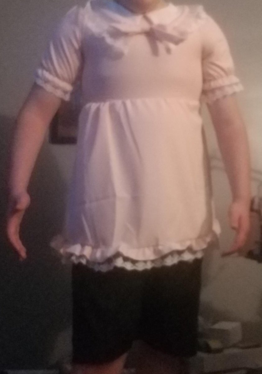 femminize's tweet photo. I need to go over my own sizes again ... this fit well enough everywhere but the length (nessisary shorts this isent onlyfans) BUT THANK YOU TO WHO GOT IT its surprisingly nice #femboyfail https://t.co/oehgE49emq