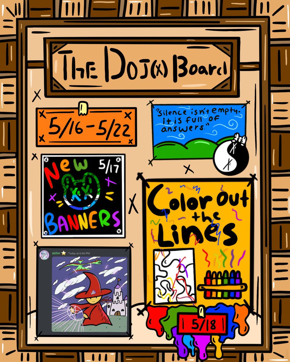 Fun week ahead of us 🎨👀