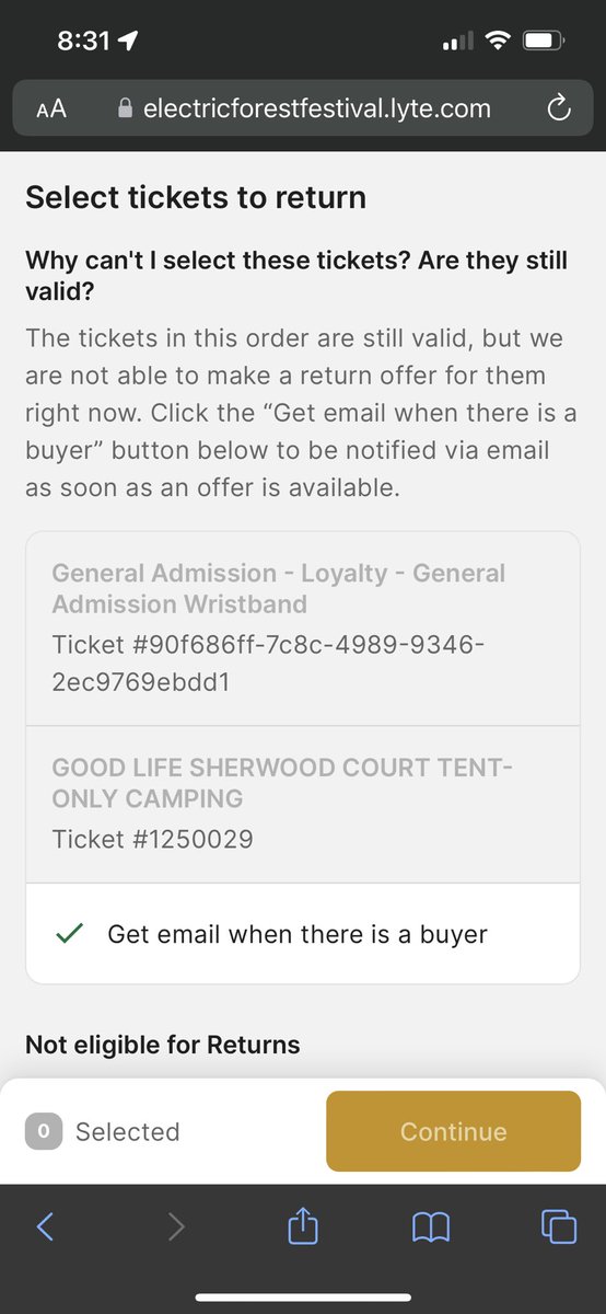 chavez15polo's tweet photo. I have two Electric Forest tickets for Sale. 1 GA &amp; 1 Good Life Camping. Tap in! 

Please share!! 
Located in riverside area https://t.co/PG8qGbqPnM