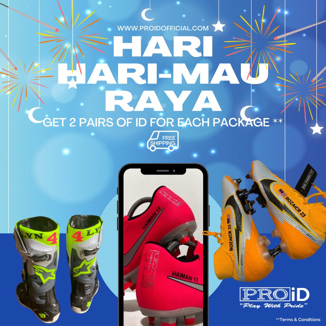 ProidM's tweet photo. ‼️HARI HARIMAU RAYA‼️

Dapatkan 2 pasang ID nama dengan pembelian mana-mana pakej!

Jualan sah selagi masih beraya!! 

Jadi tunggu apa lagi?? Kunjungi laman web kami atau klik link di bio.

https://t.co/LSWHOfR0aF

Info lanjut boleh wasap:
https://t.co/bI1lbaWaEs

#proiddeals https://t.co/gsHH0ODhPF