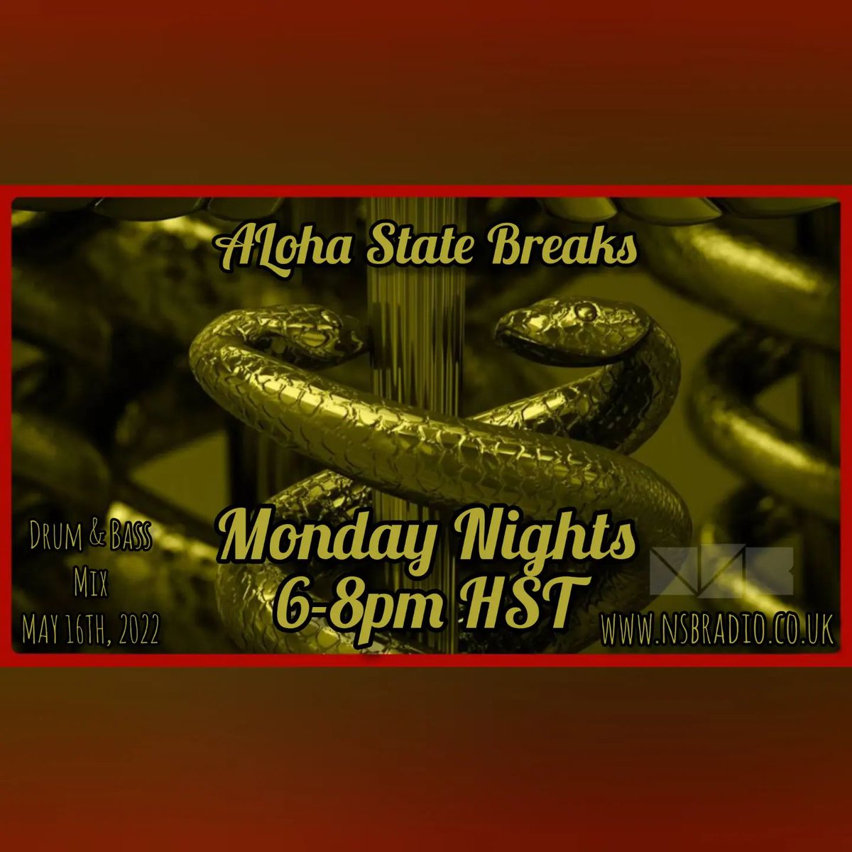 AlohaST8Breaks's tweet photo. Drum &amp; Bass NWO Edition; Part V 👀
Big Ups Mr. Traumatik 🎤

@AlohaST8Breaks LIVE 🤙
Monday Nights on @NSBRadio 📻
Broadcasting from Hawaii 📡
6-8pm Hawaiian Standard Time 🌴
(9-11pm PST | 11-1am CST | 12-2am EST) 🌎

Tune-in at: 💻📱
https://t.co/1EK7yu9dgC

#dnb #drumandbass https://t.co/34dOMtPpKr