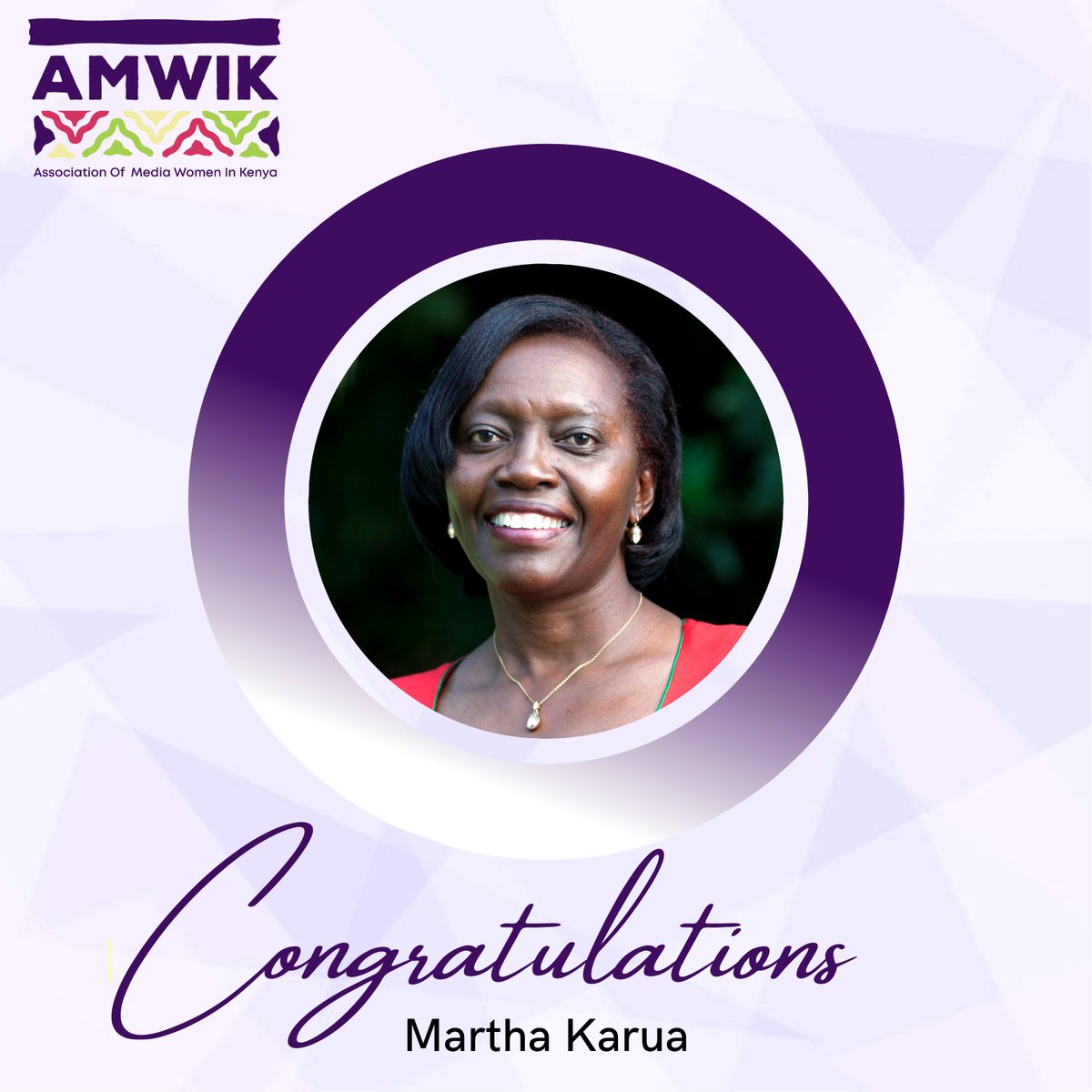 AMWIK's tweet photo. If @RailaOdinga is elected president, @MarthaKarua will become the first woman deputy president in #Kenya's history. Karua has been an icon in AMWIKs initiatives especially in pushing for inclusivity and women's leadership. HONGERA! https://t.co/vI5nhKeO2D