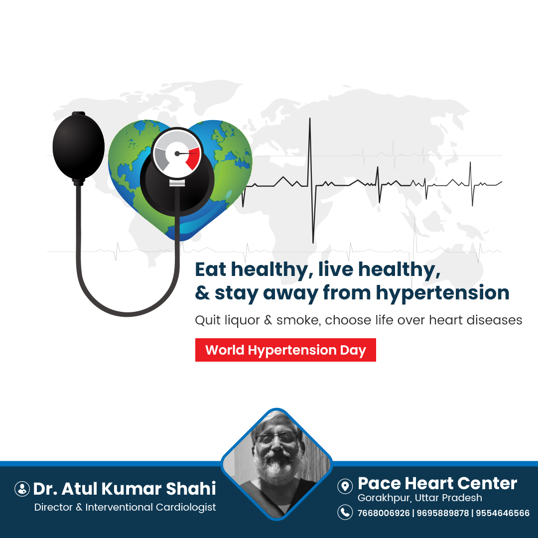 DrAtulKumarSha5's tweet photo. On this World Hypertension Day, we should set aside more effort to think about the unforgiving truth of cardiovascular diseases globally. Maintain a healthy lifestyle for a long &amp; healthy life.

#WorldHypertensionDay17may #WorldHypertensionDay #HypertensionDay #Cardiology #Health https://t.co/OeKmFt5Ucf