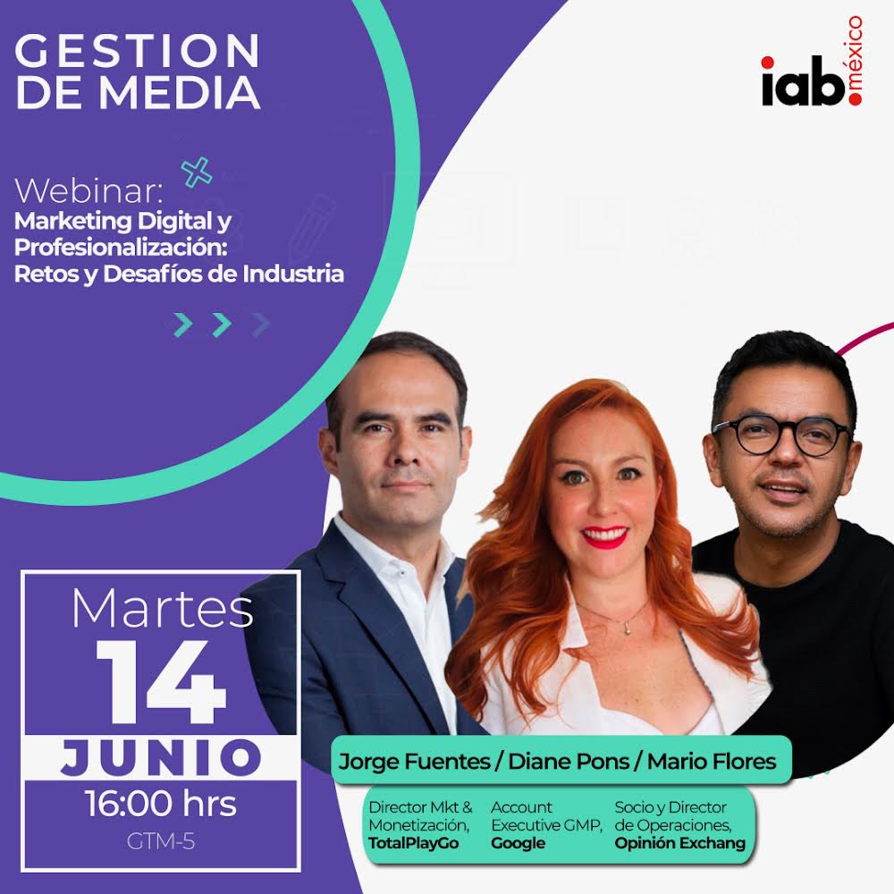 El futuro del marketing está en la profesionalización de esta industria. Por lo que todos tenemos un compromiso de aprendizaje constante. Emocionado por la invitación de <a href="/IABMexico/">IAB México</a> de ser parte de este webinar.  ¿Nos acompañan?
bit.ly/EduLive2022_14…