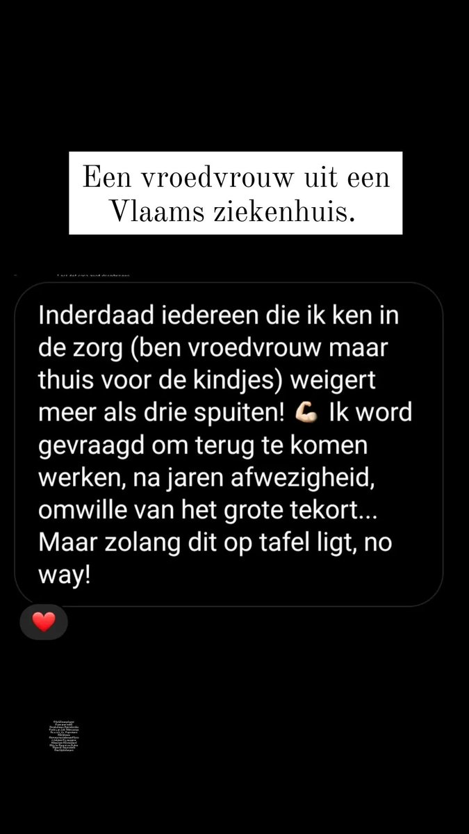 U vroeg een BOMMETJE? U krijgt er eentje! Een kleine greep uit de realiteit. 
Een ECHO uit de ZORG!
Maar laat vooral de vaccinatieplicht doorgaan, u ziet, het is een  top-idee!
De rest van de foto's kan u zien op mijn Instagram-stories en Facebook.
#careforfreedom