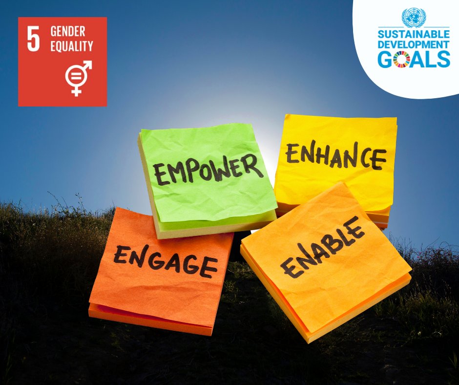 Propenomist's tweet photo. SDG5 Should Be Achieved Since Very Long!
It is so simple: Empower Women, Enhance them, Engage with stakeholders and make sure they get it right, Enable all of the above and....repeat!
Tomorrow Achievement is Based On Today’s Actions!
#Propenomist #SDG5 #4E https://t.co/bIcAQhOB7H