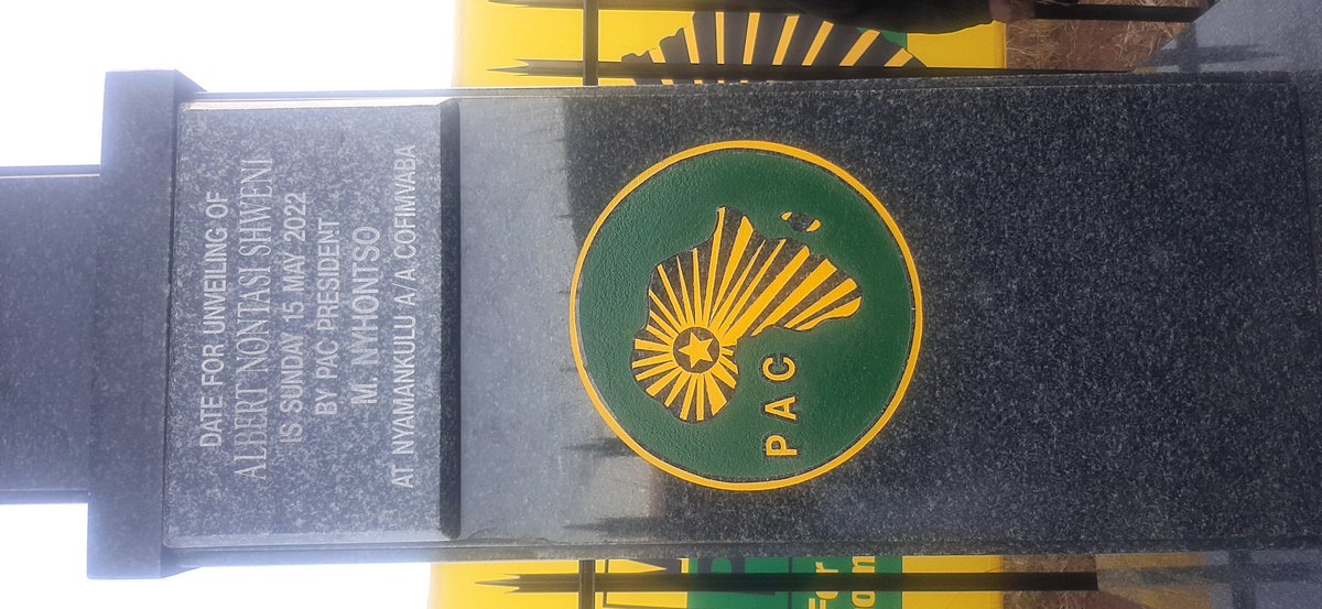 apapooe1's tweet image. Very successful unveiling ceremony of the Tombstone of Cde Albert Notasi Shweni in Eastern Cape, today we meet in Daveyton for renovations of Sobukwe House and next weekend we are in regions having Congresses/Conferences.
