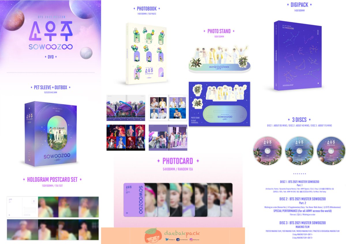MoonSceneryShop's tweet photo. 🌜#MoonSceneryPHGo🌛
PH GO🇵🇭 HELP RT🙏
WTS LFB PH
❗LONG DOP❗
❗3 DVD avail fr 1ST PO❗
✨2021 BTS MUSTER SOWOOZOO✨
💜DVD: ₱ 2,449 - 50 % DP on MAY 25 ; RB on JUNE 15
+LSF
🌸Comment mine + item
💌Order form: https://t.co/y02U95ZOGp
Tags: bts muster sowoozoo dvd https://t.co/1TKNrwzUpf