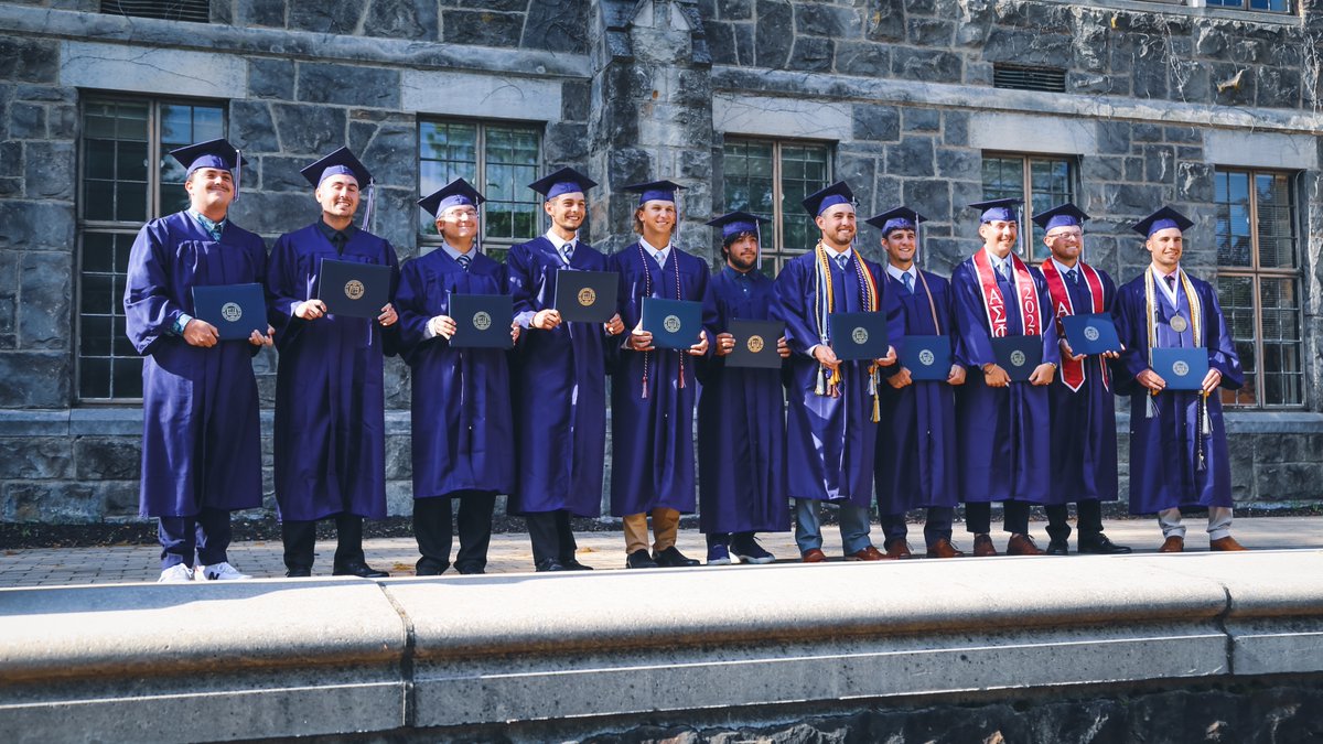 westminsterpa's tweet photo. Because this year's PAC Championship coincided with our Commencement, our @WCTitanBaseball seniors missed our graduation ceremony.

So today, they got their own. 💙⚾️

For more pics: https://t.co/m4PaH0g4ek https://t.co/iZF6C9MScB