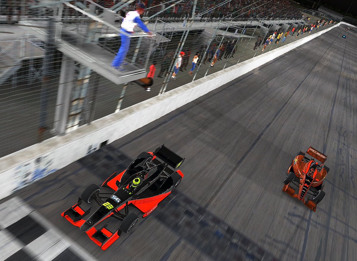 JustinPSports's tweet image. WHAT A FINISH!

@DM31 beats @gokartwoodman with a last-lap pass to win the @gomezsimracing Gateway 200.

3. Matt Wagner
4. Michael Goodman
5. Tony Showen

@RaceSpotTV | @LionheartSeries | @iRacing | @WWTRaceway