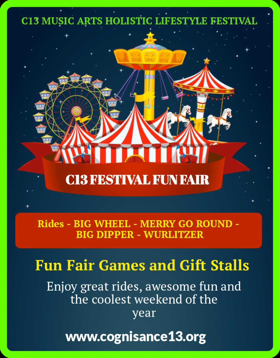 C13 MUSIC ARTS HOLISTIC LIFESTYLE FESTIVAL, JULY 2023, WEST SUSSEX, UK
"EVENT FUN FAIR, ATTRACTIONS AND GAME STALLS"