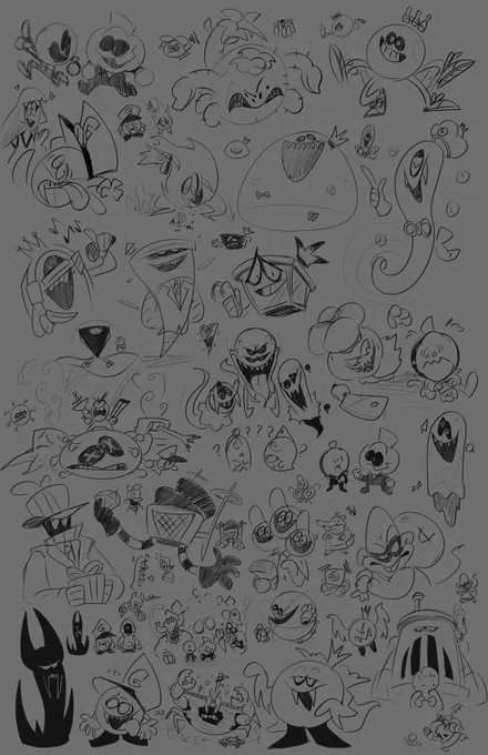 big doodle dump, I wanted to draw a bunch of my characters 