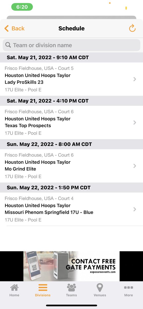 HouCoachTaylor2's tweet photo. QUEEN OF THE SOUTH!! Schedule for May 20-22. This weekend it’s going to be 🔥 https://t.co/Pg3Q3fIh7w