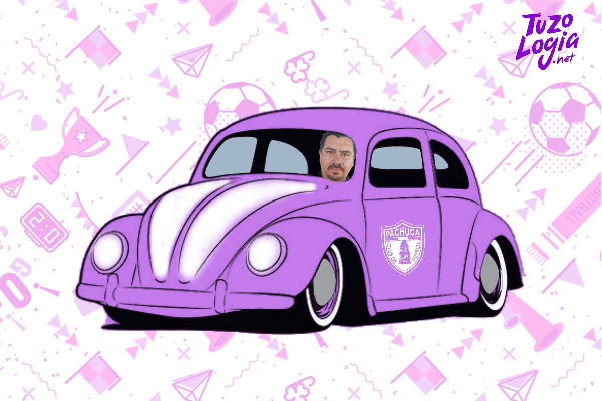 Tuzologia's tweet photo. Ahí va. La #CarCacha rumbo a su destino. 🚙
#PasoAPasito ya estamos en la FINAL 💜 https://t.co/SPn73BtoEy