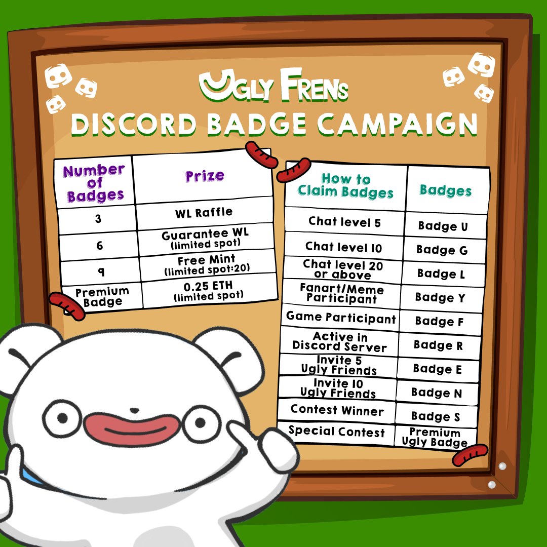 bitbocrypto_'s tweet photo. Claim &amp; Accumulate badges by completing different tasks on my Discord💚 
🤢https://t.co/Y6NR4PPIx7

Free #mint, #whitelist, $ETH, they are all yours😍 https://t.co/cn8EinuxWF