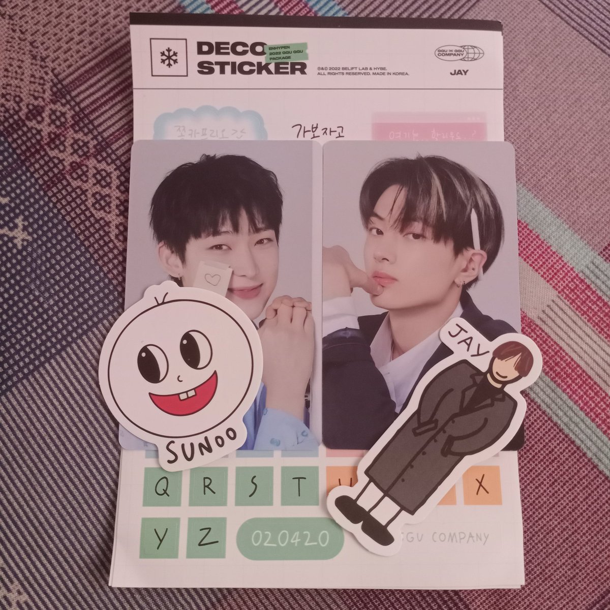 ersaethz's tweet photo. ʚ new mail! ɞ
  💌↝ @WONSHIEpart1 | #ralphproofsss

hi ! my gguggu member sets &amp; random bookmark arrived safely ! i'm so happy !! thank you so much for the very secure packaging,, also thank you for being responsive! till next time !! <3 https://t.co/yFTuGvI2jH