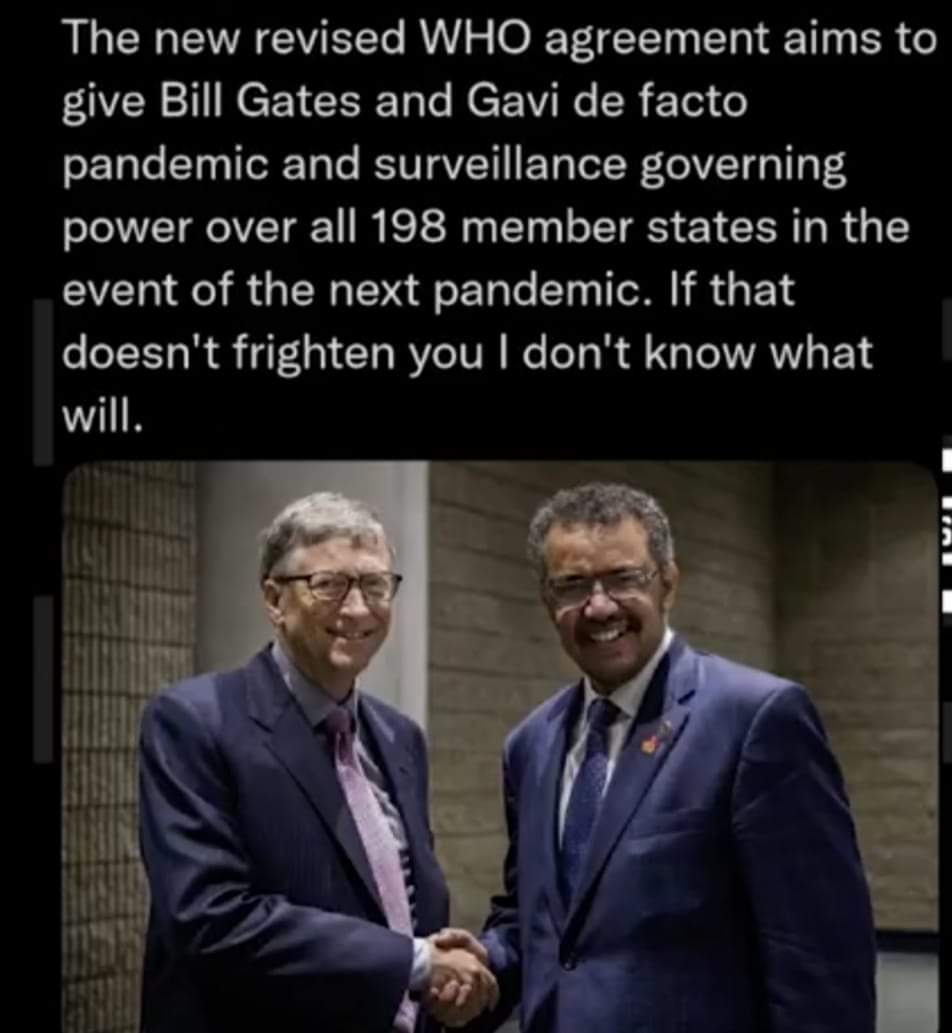 HITodayTS's tweet photo. @Nachtzuster2 @Gavrossa @lientje1967 @ministerVWS Hoofdsponsor WHO is Vaccine producent Gates. Hij zegt dat ' iedereen op deze planeet jaarlijks meermalen verplicht geprikt moet worden '.#WHOGates #VaccinatieSchade #VaccineSideEffects #WEFpuppets https://t.co/FHVG986l0x