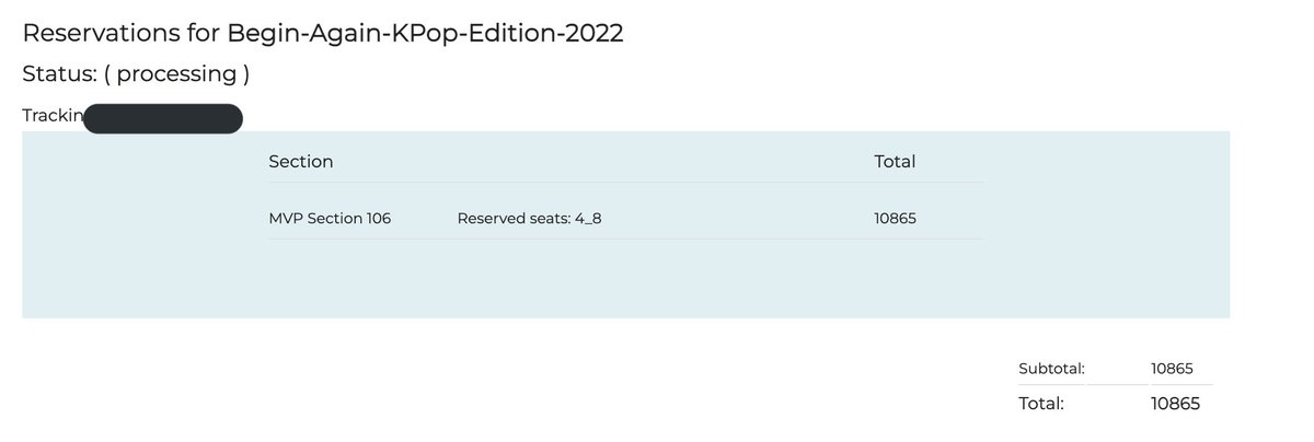 breaddonghyuck's tweet photo. WTS LFB BEGIN AGAIN KPOP CONCERT MVP SEATED TICKET

RFS: DOUBLE TICKET PURCHASE
MOP: GCASH https://t.co/7By0bC35MB