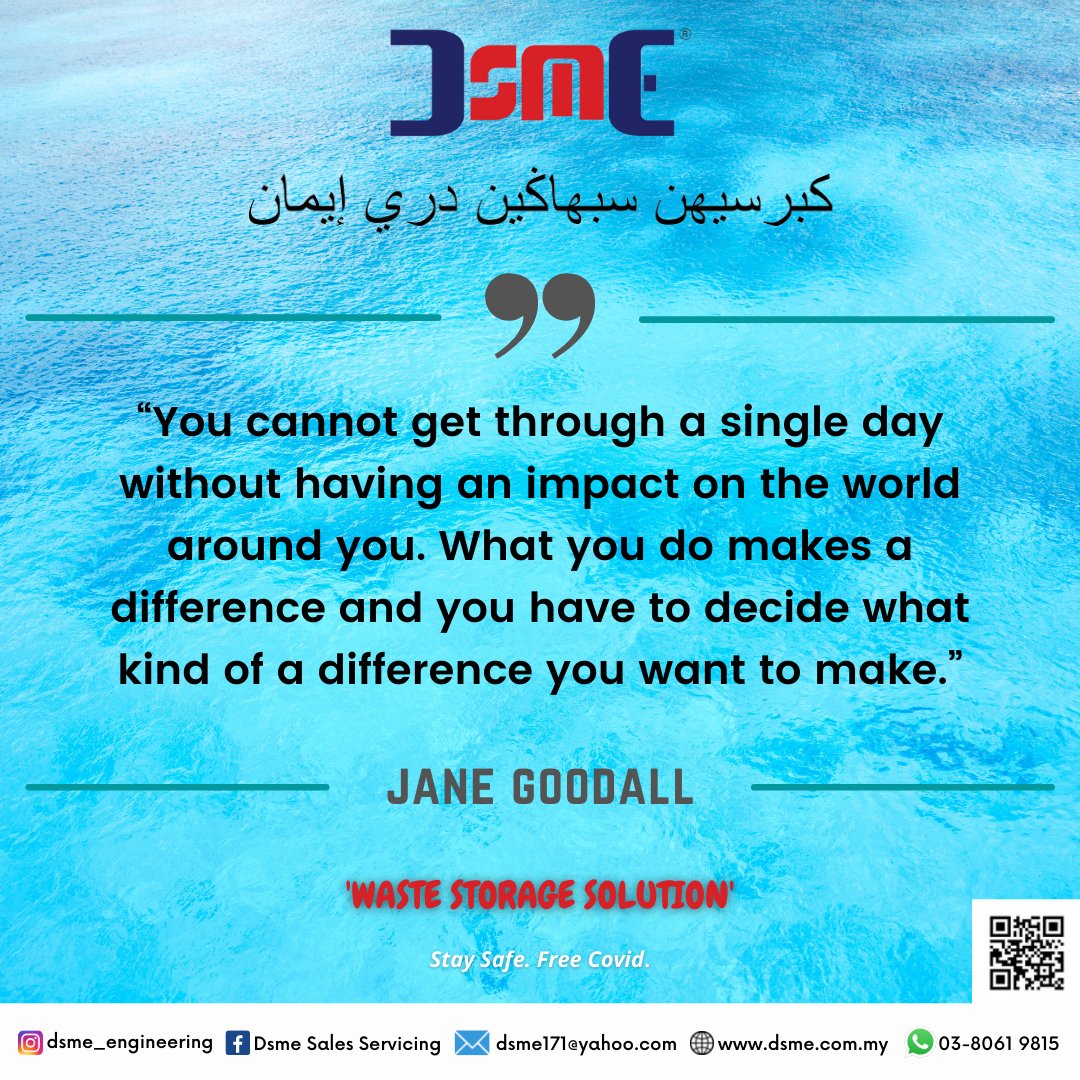 DsmeEngineering's tweet photo. Every action has an impact; choose wisely the impact you want to have.
#climatechange #sustainability #recycle #reduce #reuse #SDGs #DKN2030 #greensystem #lowcarbon #footprints #wastestoragesolution #wastemanagement #zerowaste #freelandfill https://t.co/M90RrzcPyu