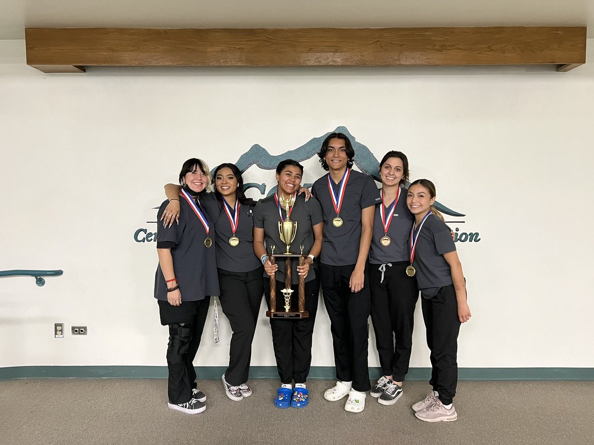 CCTESportsMed's tweet photo. Congrats to our CCTE Sports Medicine team for their first place finish in the SCATA Student Competition this year! Also congrats to Mariana Leon and Analorena Garcia on their 1st and 3rd place individual place! Very proud of you all! https://t.co/vtF3B08aR0