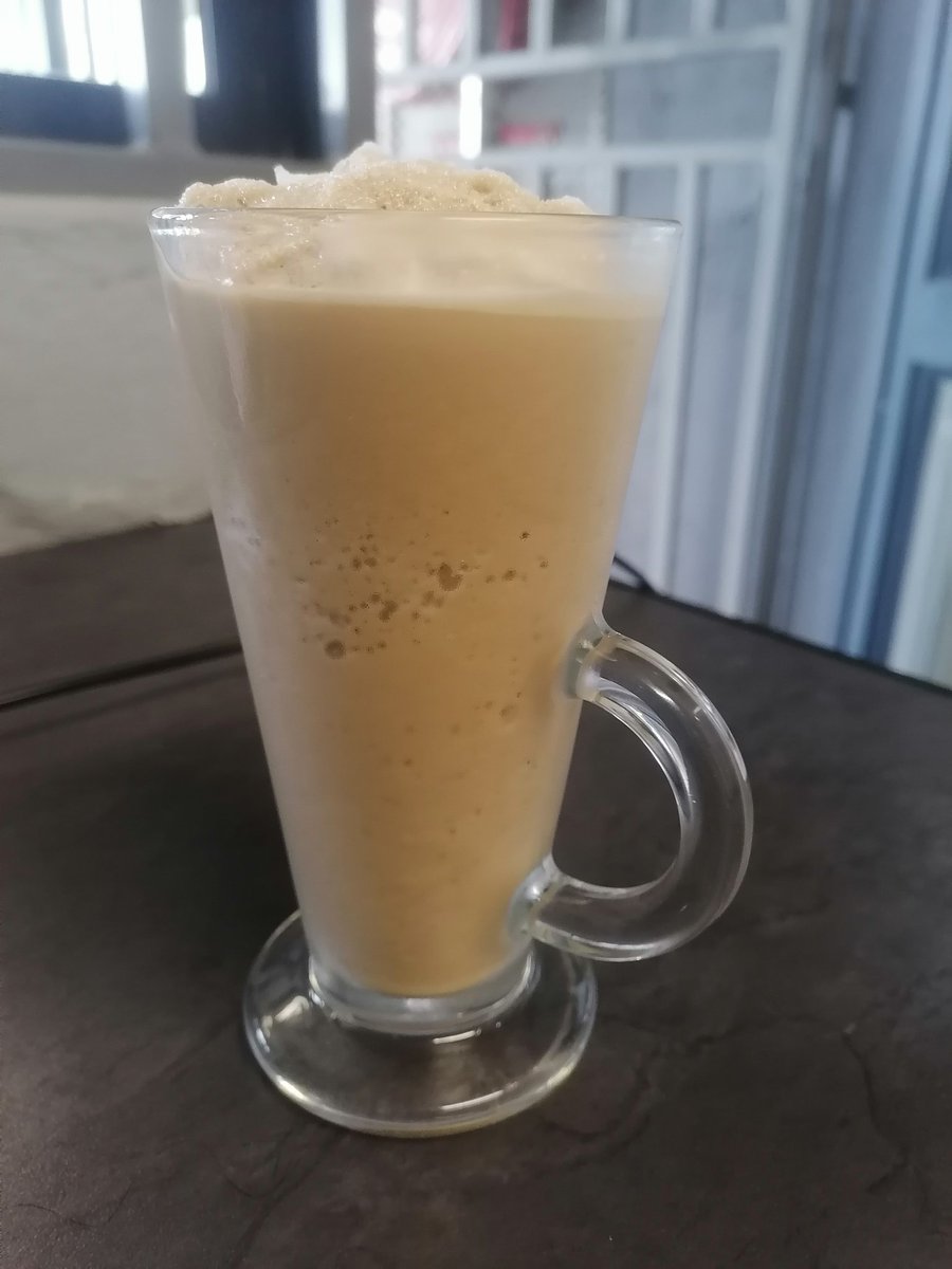 RushMoose's tweet photo. My 1st iced coffee from our trainee baristas at GWF, well done Hospitality team. @GwfOnline https://t.co/shyhoMYtcc