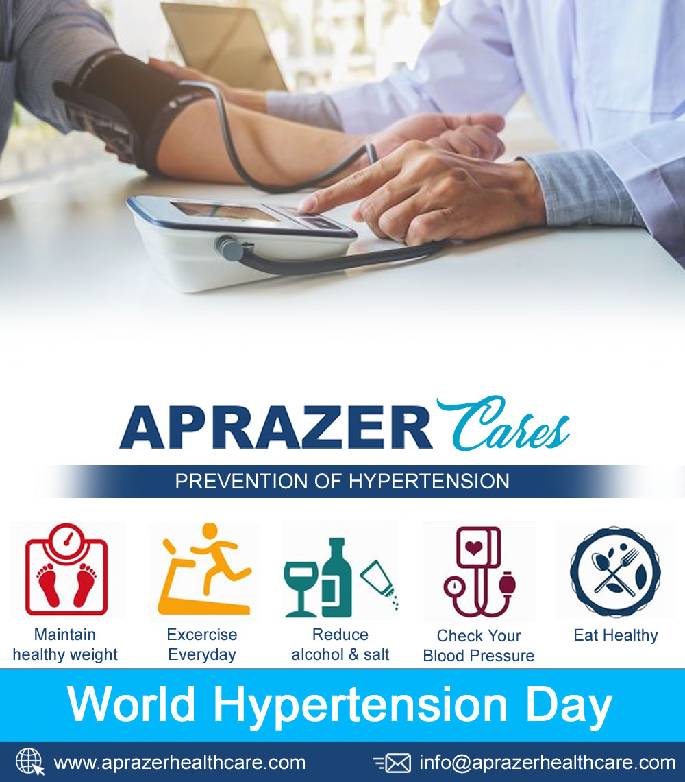 AprazerHealthc1's tweet photo. World Hypertension Day- “Measure Your Blood Pressure Accurately, Control It, Live Longer.”
#hypertension #bloodpressure #bloodpressurecontrol #healthydiet #excercise #regularcheckup #maintainweight #reducesalt #medicine #medical #quitsmoking #aprazer #aprazerhealthcare #care https://t.co/eCQtygZEsq