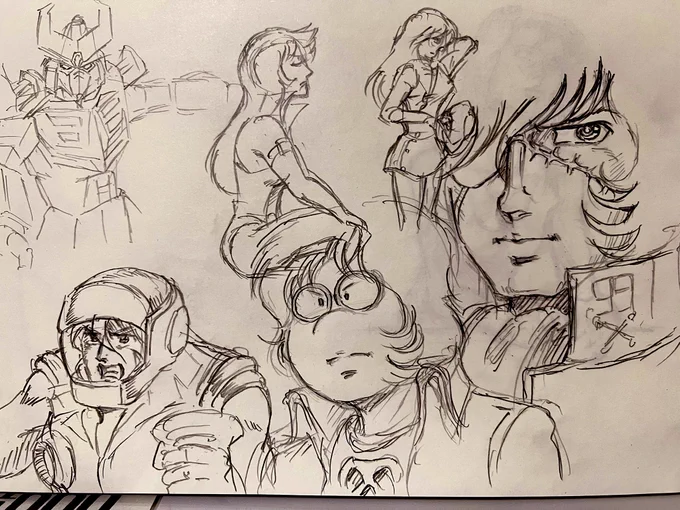 忙しいけど何か描かなきゃ感がにぶる。💦
目についたものプラス手ぐせだけど。
皆さまよい一日を! 
