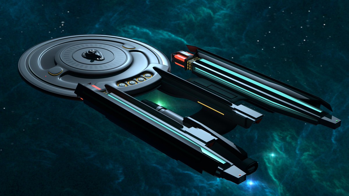 SeanTourangeau's tweet image. re positioned the secondary hull and lengthened it a little.  @StarTrek @ShipTalkingPod @TrekCore @TheTrekCentral @TrekCore @TREKZONEorg @TenTonHammerSTO #startrek