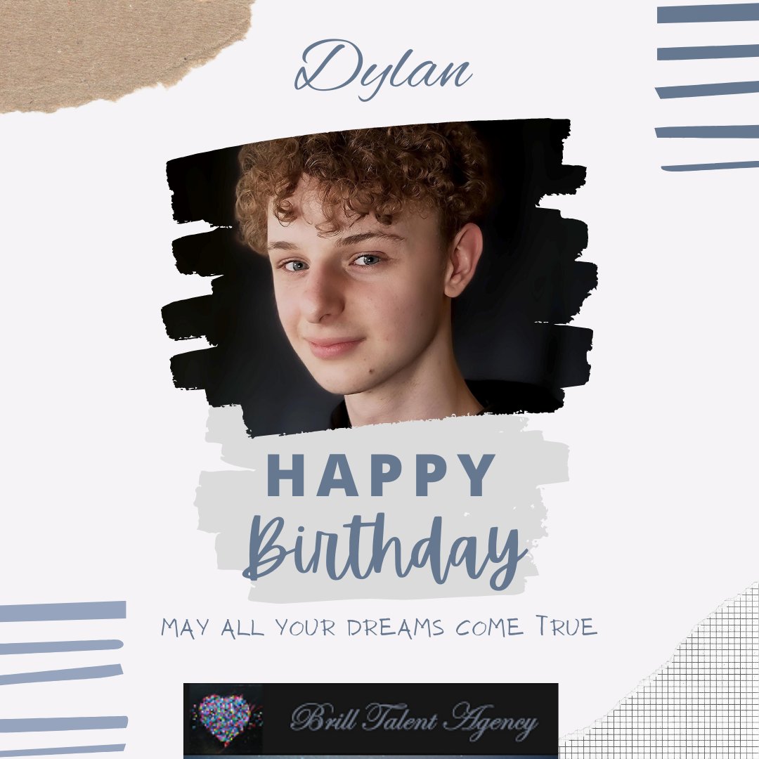BrillTalent's tweet photo. Wishing new client DYLAN a very Happy belated 18th Birthday! Hope you had a BRILLiant day and apologies I missed it! πππ°π.
.
#actor #clientbirthday #happybirthday #happy18thbirthday #belatedbirthday @DylanBrook11 https://t.co/D6qh1yQuRD