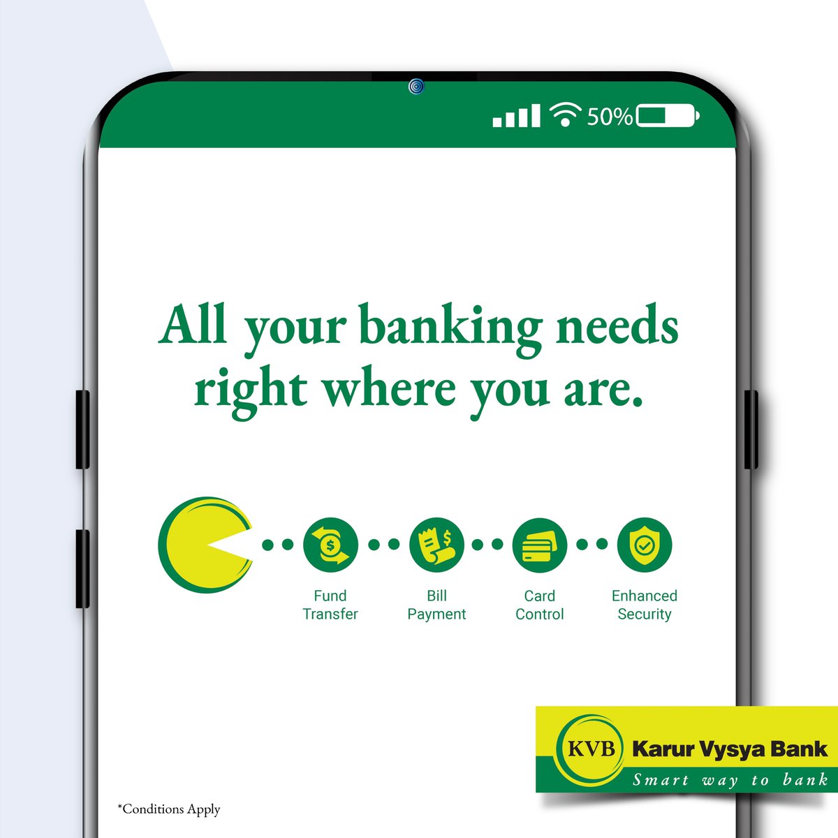 KarurVysyaBank_'s tweet photo. A bouquet of banking features, located just a tap away.
Download the DLite app, now:
https://t.co/humkmunPB0
#KVB #KarurVysyaBank #SmartWayToBank #Bank #Banking #OnlineBanking #SafeBanking #DLite #AppBanking #MobileBanking https://t.co/jGIQSASPS8