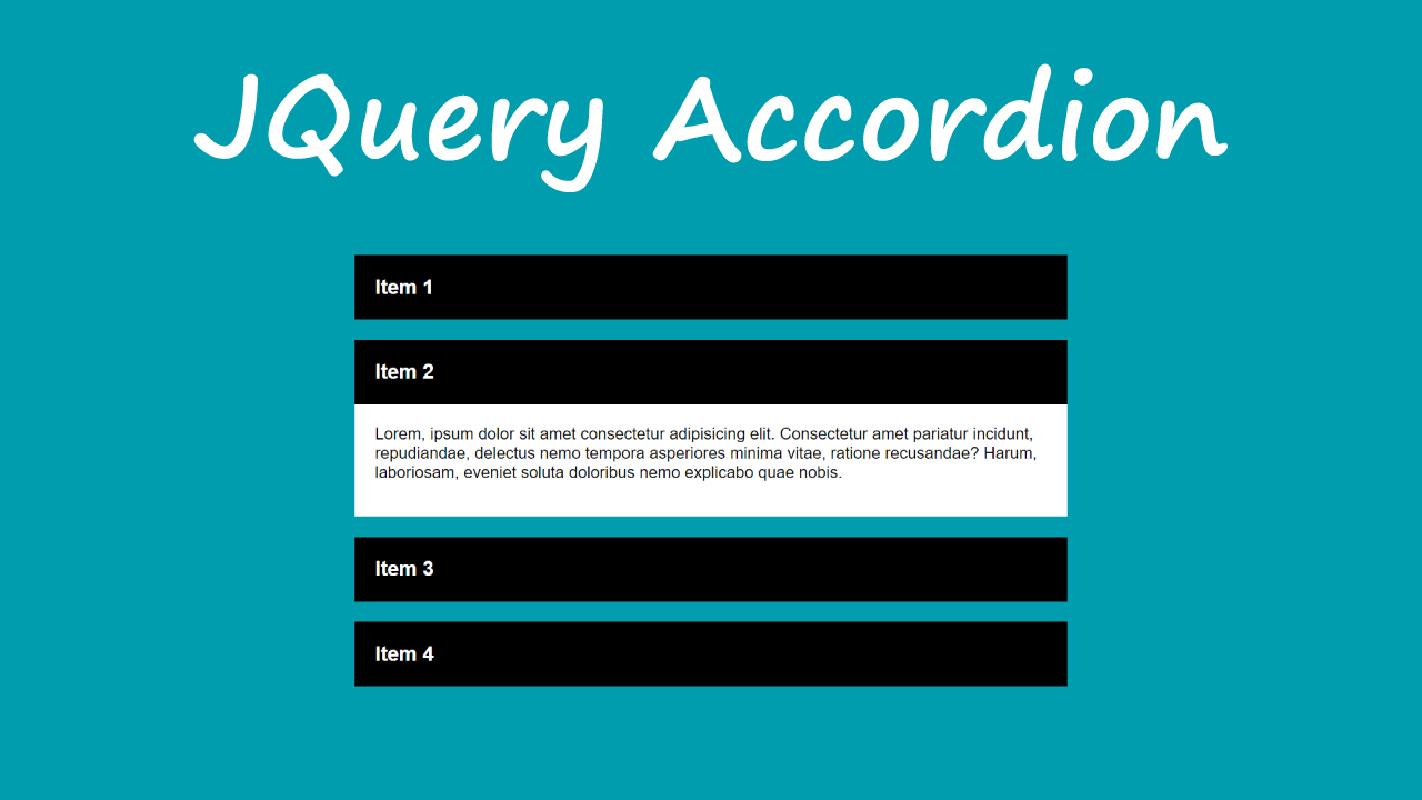 Frontend  design on Twitter "JQuery Accordion Tutorial Accordeon