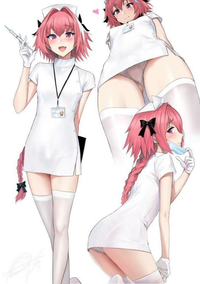 dumbslutfemboy's tweet photo. "Look at this cute little outfit I found! I look like a real nurse, huh?

Did you need me to perform a physical? You seem to be running a little fever!~"

#lewdRP #ERP #nsfwRP https://t.co/rjxSpZKaQ3