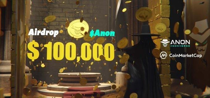 airdrop_one1's tweet photo. 🚨New #airdrop:  Anonverse

🎁 Reward: 50,000 ANON (~$35)
🏆Winners: 2,000 Random Lucky people

🔗Airdrop link:https://t.co/R4Psqf04in 

📅 Distribution date: June 22th

#Airdrop #Crypto #Airdrops #giveaway #Bitcoin https://t.co/GVpnduQ3ck