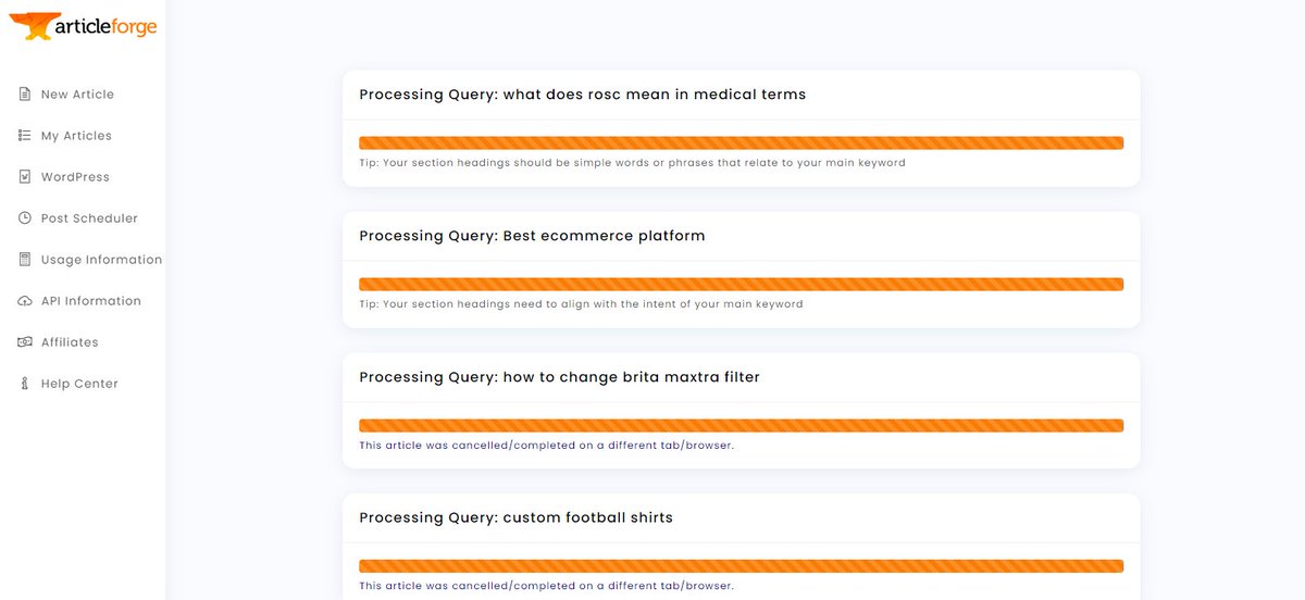 SeoCoupons's tweet photo. Article Forge Group Buy

Price: 15 Euro Per Month 

#seo #seotools #articleforge #seotool #spytool https://t.co/nUK88zloVk
