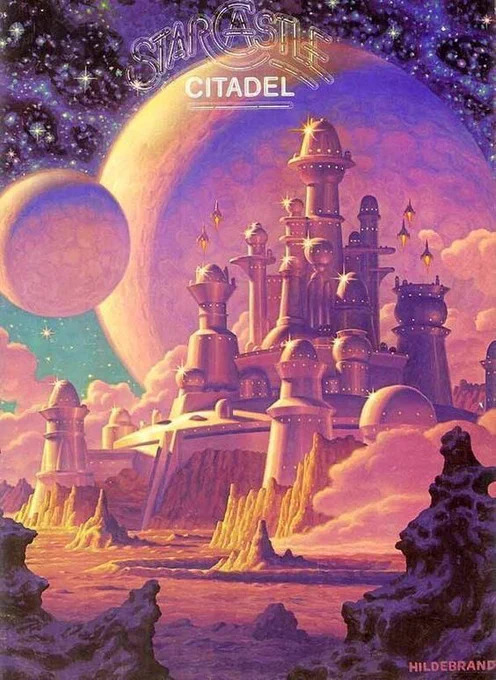 I would be 100% way more into sci-fi if it looked more like this instead of grey spaceships sullenly floating through the void 