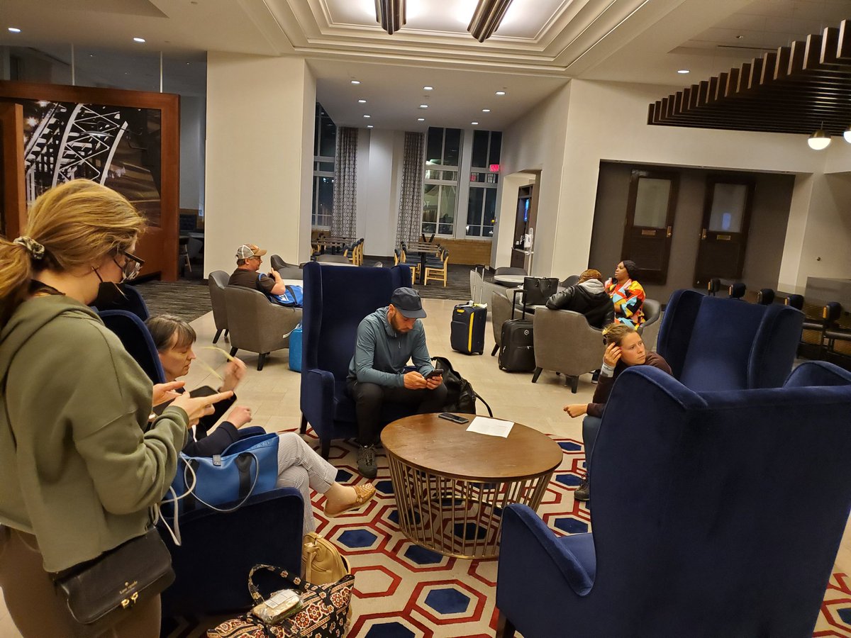 WTFDelta! Your system delayed our flight. You sent us thi a Hyatt Hotel without completing the reservation. It's 11:45pm. Or flight's at 6:30 am and we're sleeping in a hotel lobby! #WTFDelta