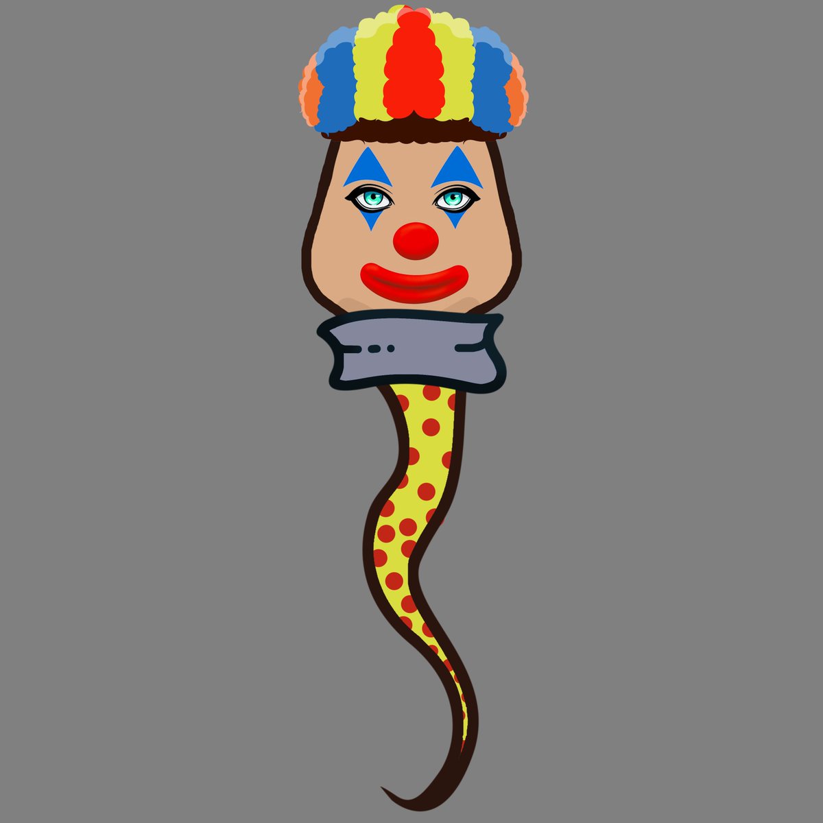 SpermzCrypto's tweet photo. The Cryptospermz Clown is now on sale too for only 0.18 ETH 🤩🔥 
Check this out! mention nft art collectors you know! 🙏🤩
https://t.co/5clDkimxb6

#NFTCommunity #NFTs #nftart #nftcollectors #cryptospermz #NFTartists https://t.co/iTSvP1RQ8h