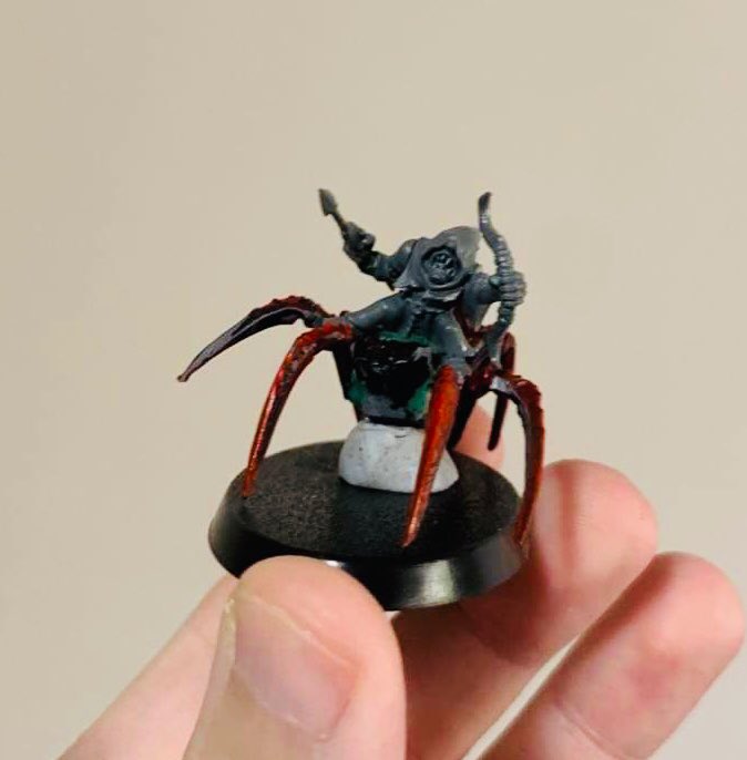 KrrNiGit's tweet photo. Spider rider too... gotta represent those all important bow shots #gloomspitegitz #WarhammerCommunity #spidah https://t.co/b34w0wTxCK