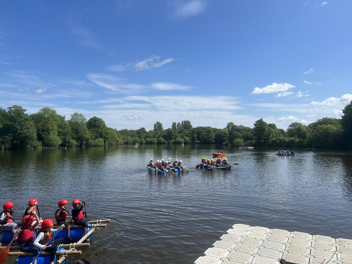 ClaphamManor's tweet photo. Day Two - raft building and testing the raft. Well done Year 4! https://t.co/m3xbt45q27