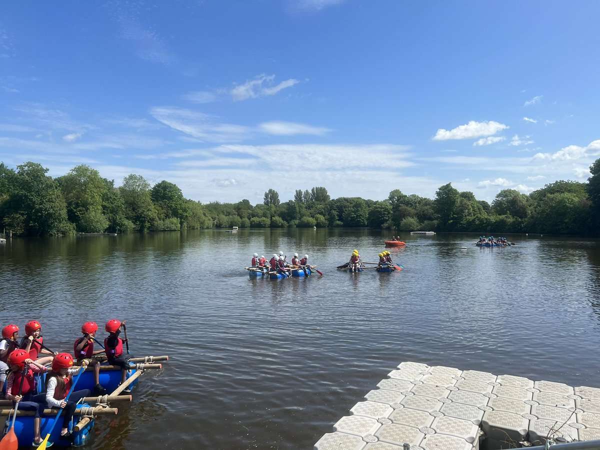 Day Two - raft building and testing the raft. Well done Year 4!