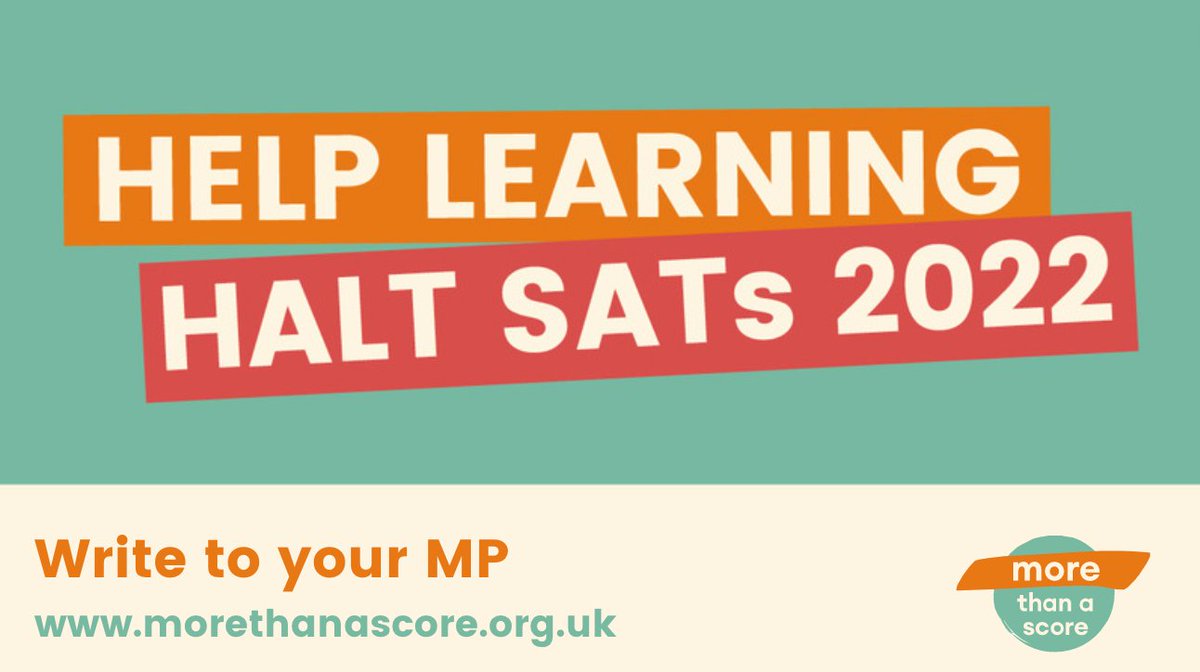 MoreThanScore's tweet photo. Year 2 children love to learn but their whole time at school has been disrupted by the pandemic. The last thing they need is precious teaching time being wasted on preparing for SATs.
#HaltSATs #HelpLearning
Write to your MP today: https://t.co/JmGuC9ogJa https://t.co/f4qINNBIoQ