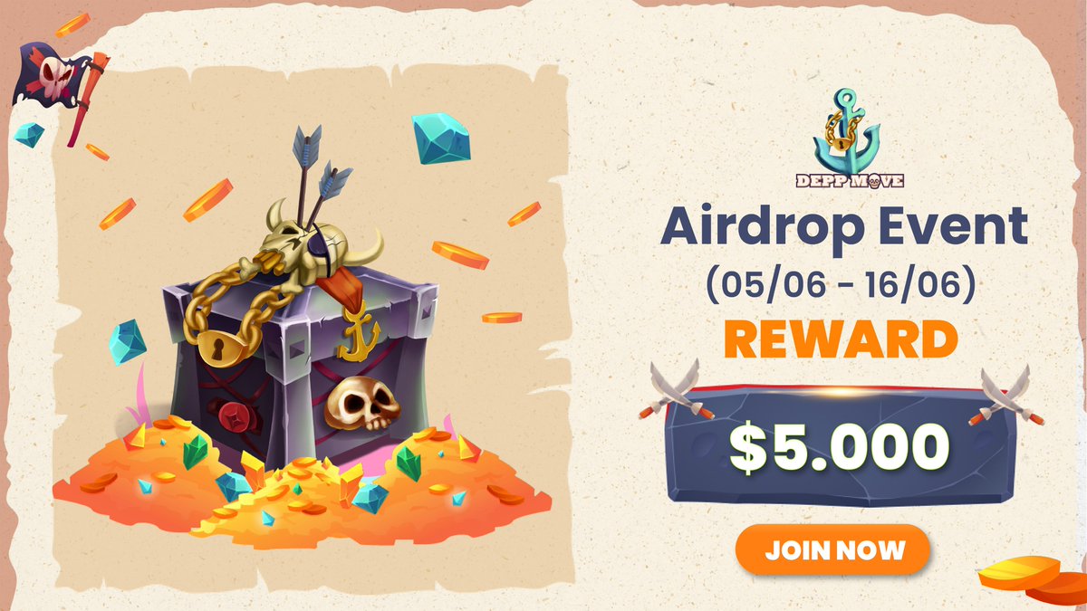 #DEPPMOVE #AirDrop is so hot 🔥🔥🔥

👉Join now: gleam.io/QGAWg/depp-mov…
💰Reward: $DPM Worth Over 5000$ for 600 winners
     Top 200 and 400 random

⚡️ Do not miss out on winning your $DPM Token  ⚡️

#MoveToEarn #m2e #Move2Earn #Metaverse #DEPPMOVE $DPM #JusticeForJohhnyDepp