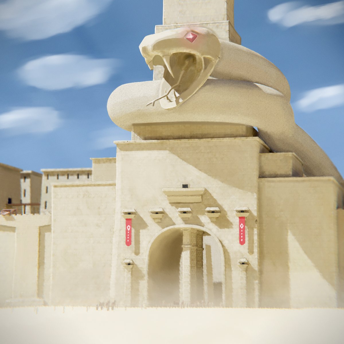 ZailDev's tweet image. Drawing I did with #krita and #Blender3d. 

#art #digitalpainting #digitalart #fantasy